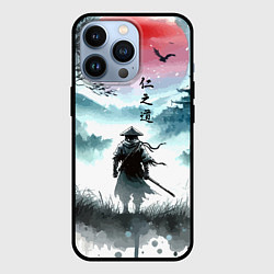 Чехол iPhone 13 Pro Japanese samurai - ghost of Tsushima