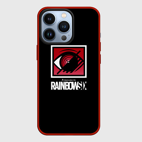Чехол iPhone 13 Pro Шутер радуга 6 / 3D-Красный – фото 1