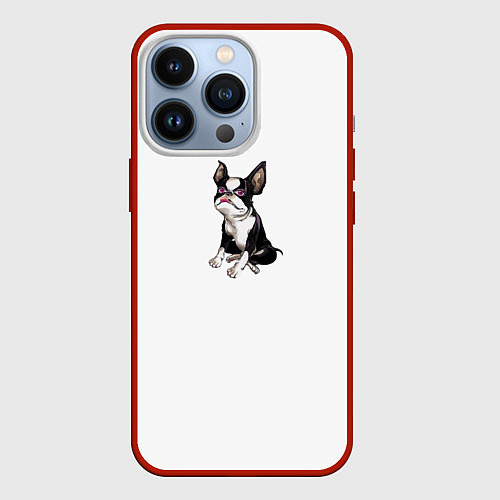Чехол iPhone 13 Pro Iggy / 3D-Красный – фото 1