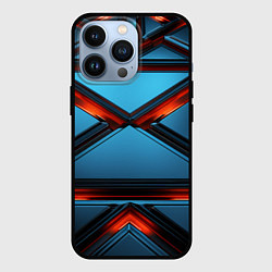 Чехол iPhone 13 Pro Абстрактные треугольные плиты со светом