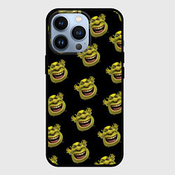 Чехол iPhone 13 Pro Паттерн - Шрек