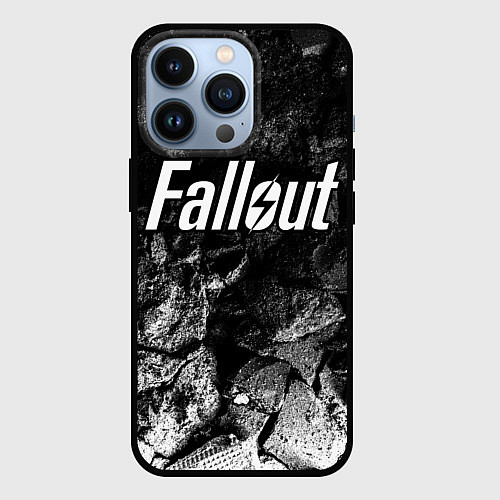 Чехол iPhone 13 Pro Fallout black graphite / 3D-Черный – фото 1