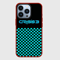 Чехол для iPhone 13 Pro Crysis logo crytek, цвет: 3D-красный