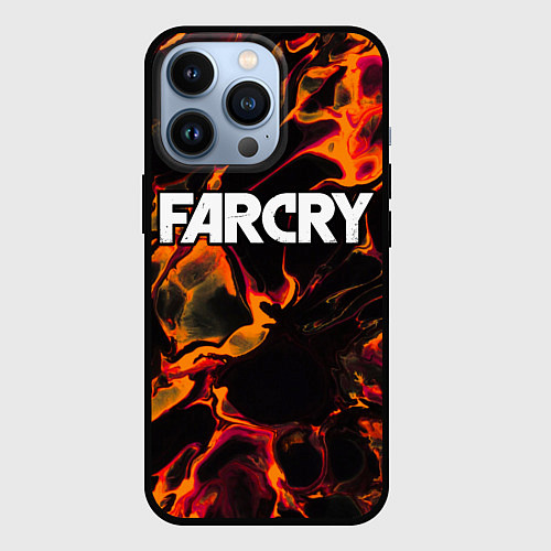 Чехол iPhone 13 Pro Far Cry red bloody lava / 3D-Черный – фото 1