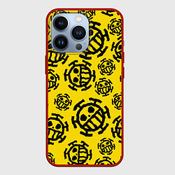 Чехол для iPhone 13 Pro One Piece Trafalgar Law, цвет: 3D-красный