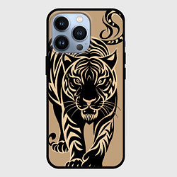 Чехол iPhone 13 Pro Татуировка с тигром