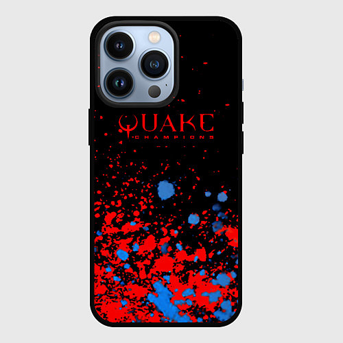Чехол iPhone 13 Pro Квейк чемпион / 3D-Черный – фото 1