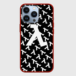 Чехол iPhone 13 Pro Half liife logo pattern