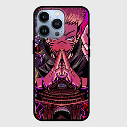 Чехол для iPhone 13 Pro Магическая битва Сукуна расширение территории, цвет: 3D-черный