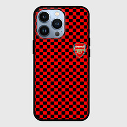 Чехол iPhone 13 Pro Arsenal текстура клетка