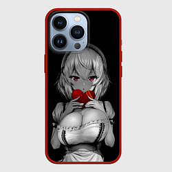 Чехол iPhone 13 Pro Аниме девушка с сердцем в руках