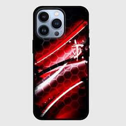 Чехол iPhone 13 Pro Doom logo game