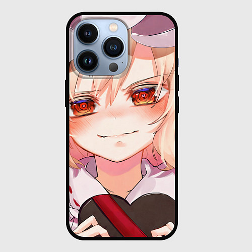 Чехол iPhone 13 Pro Touhou Project Фландр Скарлет с подарком в форме с / 3D-Черный – фото 1