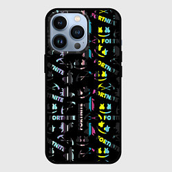 Чехол iPhone 13 Pro Marshmello black fortnite