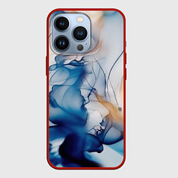 Чехол iPhone 13 Pro Синий батик