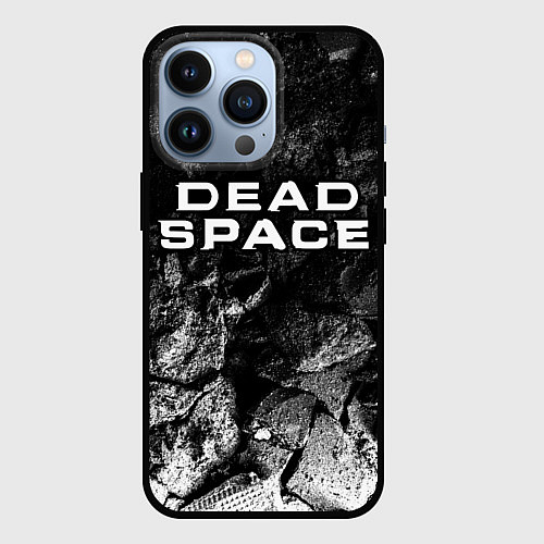 Чехол iPhone 13 Pro Dead Space black graphite / 3D-Черный – фото 1