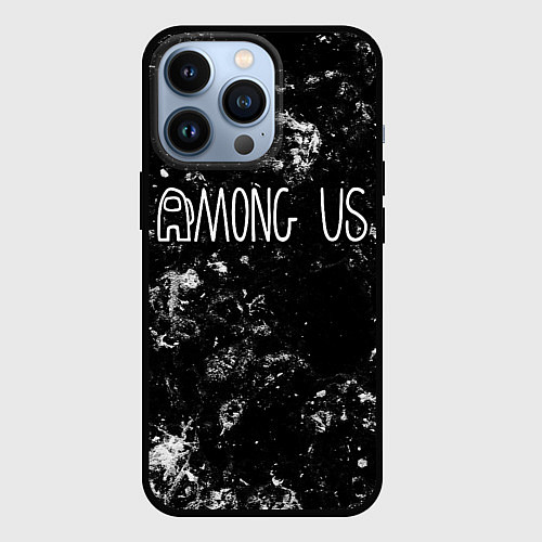 Чехол iPhone 13 Pro Among Us black ice / 3D-Черный – фото 1