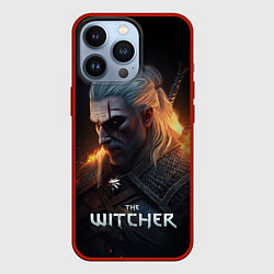 Чехол iPhone 13 Pro The Witcher and fire