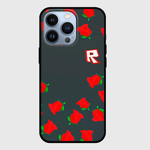 Чехол iPhone 13 Pro Roblox rose / 3D-Черный – фото 1