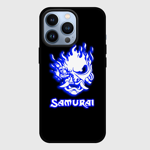 Чехол iPhone 13 Pro Samurai logo ghost / 3D-Черный – фото 1
