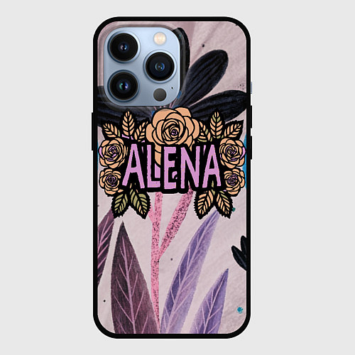 Чехол iPhone 13 Pro Alena roses / 3D-Черный – фото 1