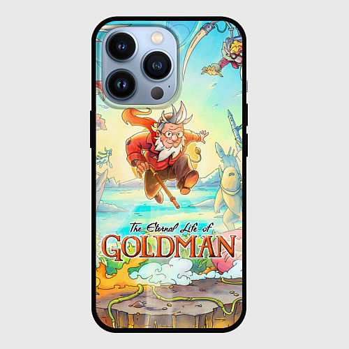 Чехол iPhone 13 Pro Герои The eternal life of goldman / 3D-Черный – фото 1