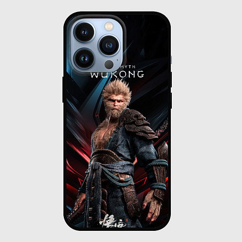 Чехол iPhone 13 Pro Black Myth Wukong / 3D-Черный – фото 1