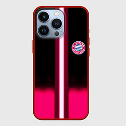 Чехол для iPhone 13 Pro Бавария Мюнхен текстура, цвет: 3D-красный