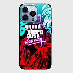 Чехол для iPhone 13 Pro GTA vice city tropic, цвет: 3D-черный