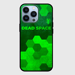 Чехол iPhone 13 Pro Dead Space - green gradient посередине