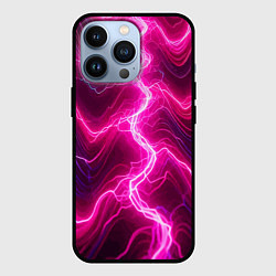 Чехол iPhone 13 Pro Pink lightnings - ai art fantasy