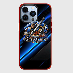 Чехол для iPhone 13 Pro Captain Titus Warhammer 40000 space marine 2, цвет: 3D-красный