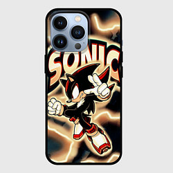 Чехол для iPhone 13 Pro Sonic в молниях, цвет: 3D-черный