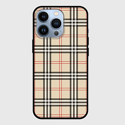 Чехол iPhone 13 Pro Стильная клетка - шотландка