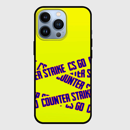 Чехол iPhone 13 Pro Counter strike game / 3D-Черный – фото 1