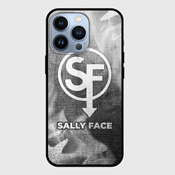 Чехол для iPhone 13 Pro Sally Face - grey gradient, цвет: 3D-черный