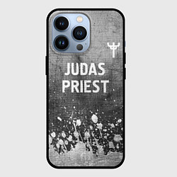 Чехол для iPhone 13 Pro Judas Priest - grey gradient посередине, цвет: 3D-черный