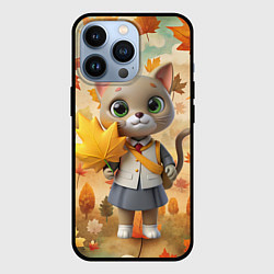 Чехол iPhone 13 Pro Кошечка школьница