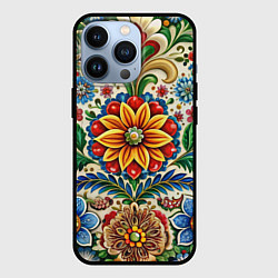 Чехол iPhone 13 Pro Русские классические узоры и орнамент