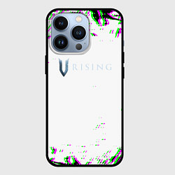 Чехол для iPhone 13 Pro Vrising глитч краски, цвет: 3D-черный