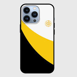Чехол для iPhone 13 Pro Сокрушу пред ним врагов его малый желтый КЦК Никол, цвет: 3D-черный