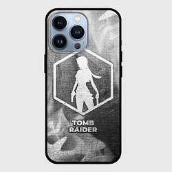 Чехол для iPhone 13 Pro Tomb Raider - grey gradient, цвет: 3D-черный