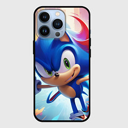 Чехол для iPhone 13 Pro Sonic 1, цвет: 3D-черный