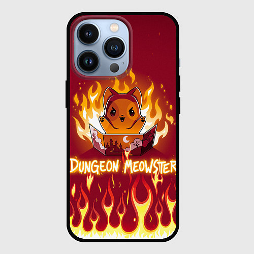 Чехол iPhone 13 Pro Mr DnD Meowster / 3D-Черный – фото 1
