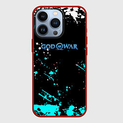 Чехол iPhone 13 Pro God of war краски всплеск