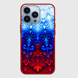 Чехол для iPhone 13 Pro Душа моя Россия 1, цвет: 3D-красный