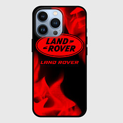 Чехол iPhone 13 Pro Land Rover - red gradient