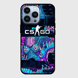 Чехол iPhone 13 Pro CS GO neon blob