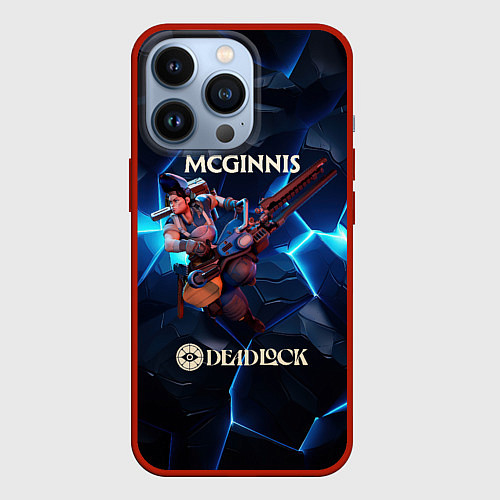 Чехол iPhone 13 Pro Deadlock McGinnis / 3D-Красный – фото 1