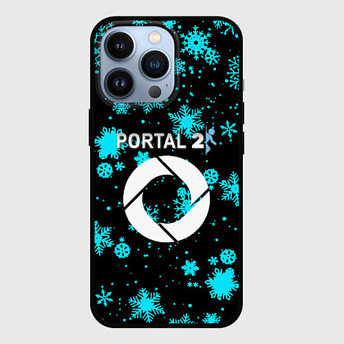 Чехол iPhone 13 Pro Portal winter / 3D-Черный – фото 1